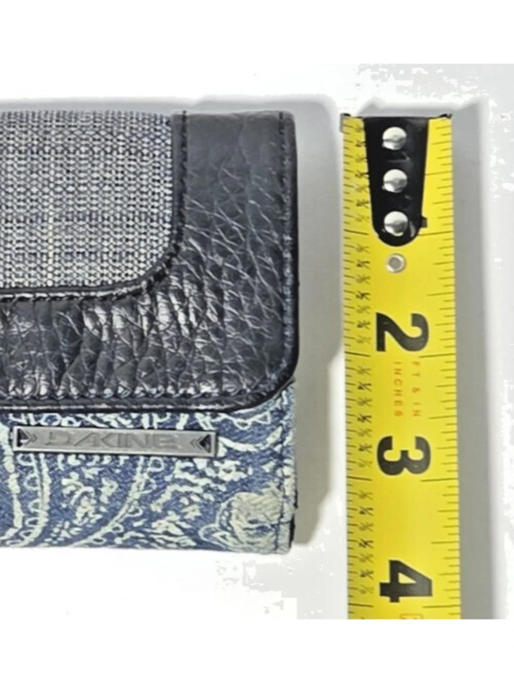 Boho Blue Paisley Dakine Penelope Makani Wallet Blue Paisley Fold Clutch